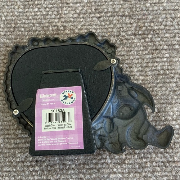 Vintage metal heart shaped Eeyore picture frame - Picture 2 of 3